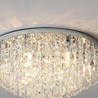 Candelabru Cristal MARY Silver 50cm Telecomanda ARGINTIE / 50CM / CRISTAL Chandeliers