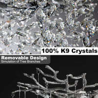 Candelabru Cristal LUXURY Silver CINDY 80cm ARGINTIE / 80CM / LUXURY Chandeliers Crystal