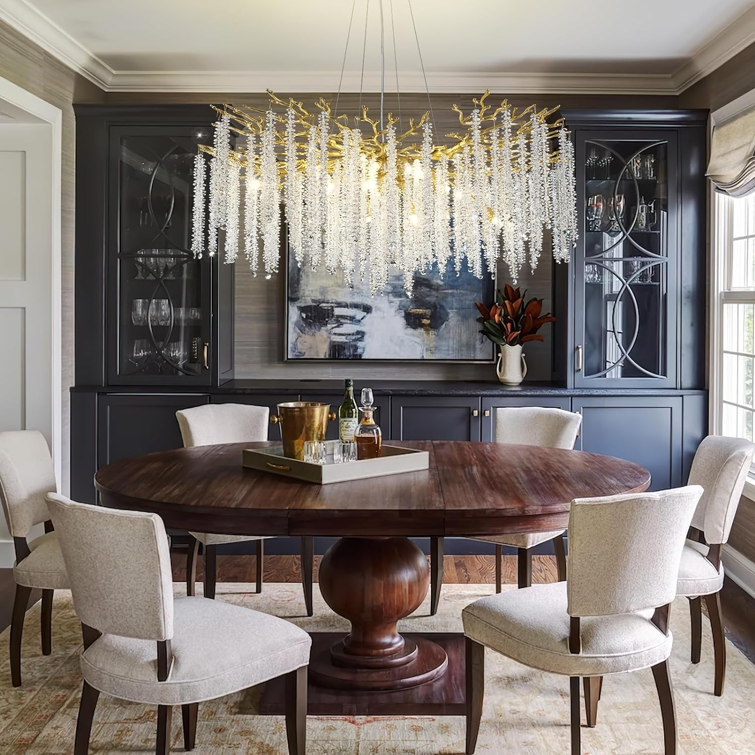 Полилей кристал LUXURY Golden Willow 100CM