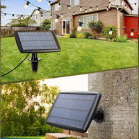 Kit Complet Ghirlanda Solara 10M / 10Xe27 Becuri Incluse Solar Bulb Strip