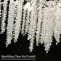 Полилей кристал LUXURY Silver Willow 80CM