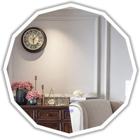 LED огледало Dodecagon с функция Touch и демистификация