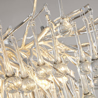 Полилей кристал LUXURY Silver Tears 45CM