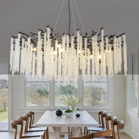 Полилей кристал LUXURY Black Willow 100CM