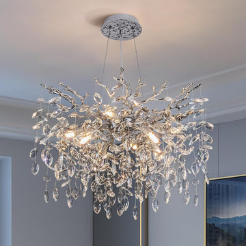 Кристален полилей Silver Crystal Harmony 46 cm