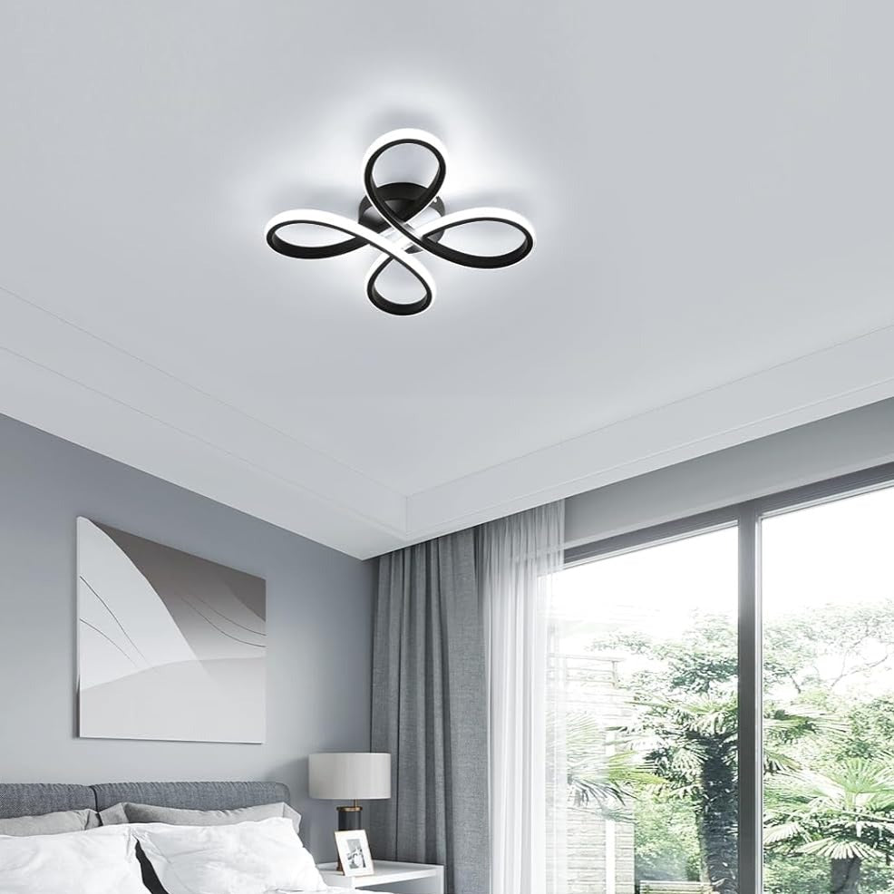 LED осветително тяло ZENDRA BLACK еквивалент 400W с дистанционно
