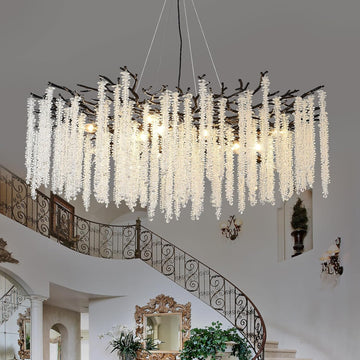 Полилей кристал LUXURY Black Willow 80CM