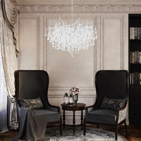Полилей кристал LUXURY Silver Tears 45CM