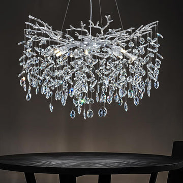 Кристален полилей Silver Crystal Harmony 60 cm