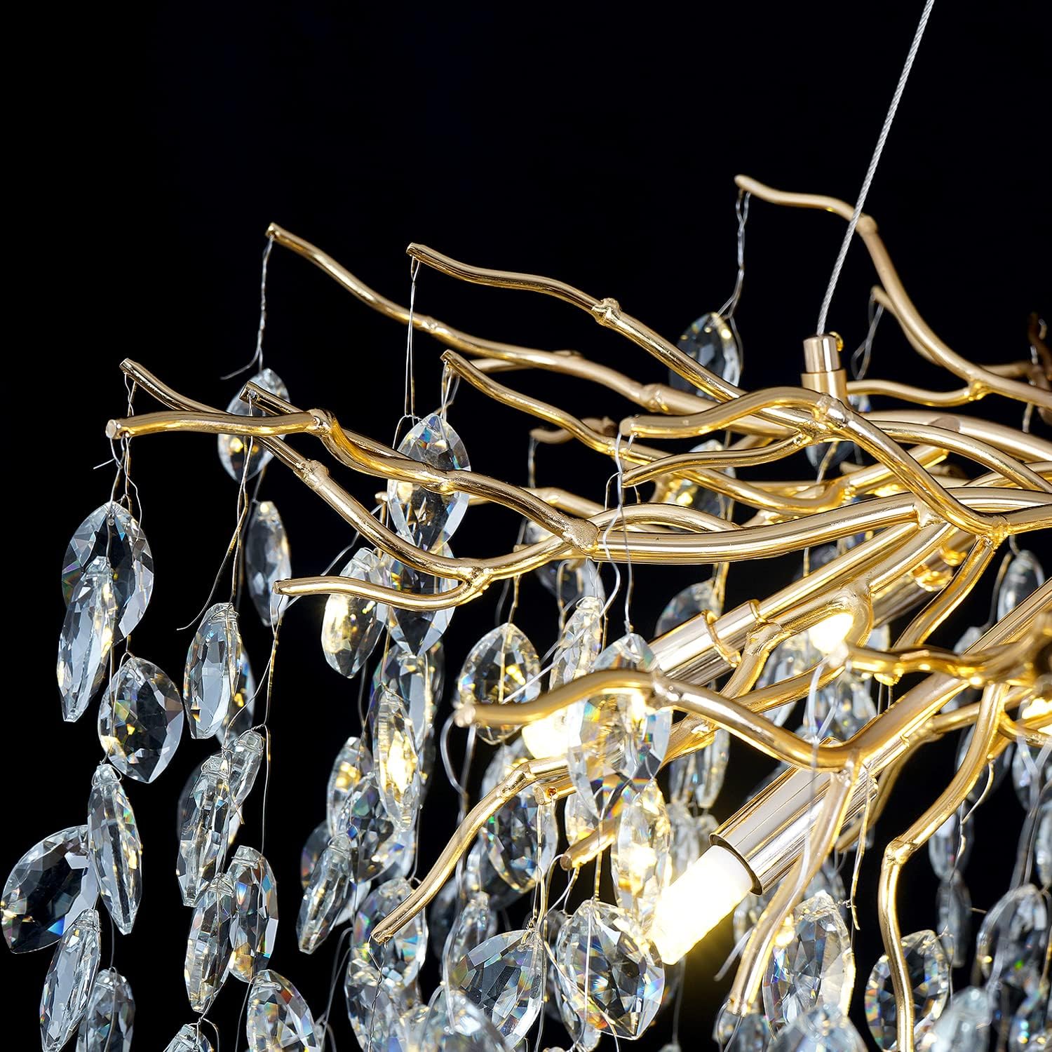 Кристален полилей LUXURY Golden Klara