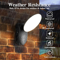 Aplica Led Exterior 12W Fy-127Y/Bk Wall Light Fixtures