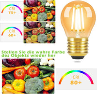 LED крушка E27 4W филамент G45 гирлянд