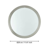 Плафониера PLANET Silver Кръгла 29CM