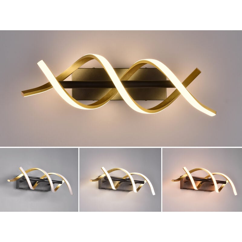 LED аплик SEQUENCE Gold+Black Еквивалент 150W