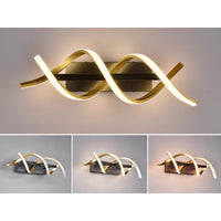 LED аплик SEQUENCE Gold+Black Еквивалент 150W
