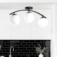 Lustra Abajur 3xE27 Arc Halo - 2601-3 NEAGRA / ABAJUR Chandeliers