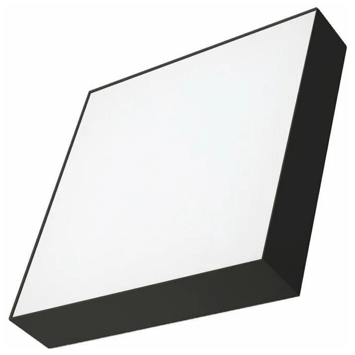 Plafoniera Led 18W Ultra-Thin Black Patrata Echivalent 200W Led Ceiling Light