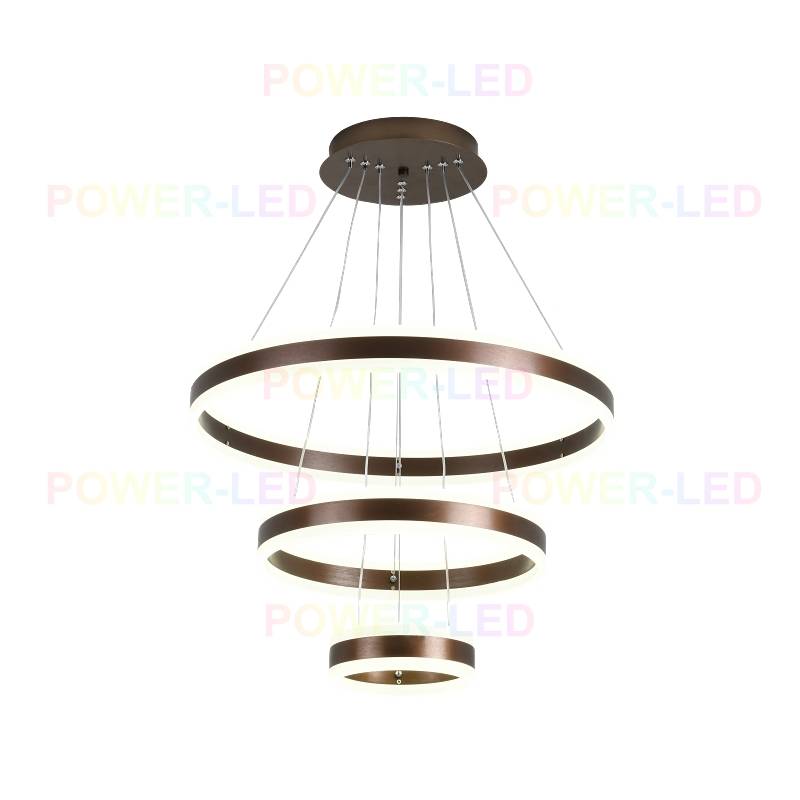 LED осветително тяло 308W KING Wenge 3 сегмента с дистанционно