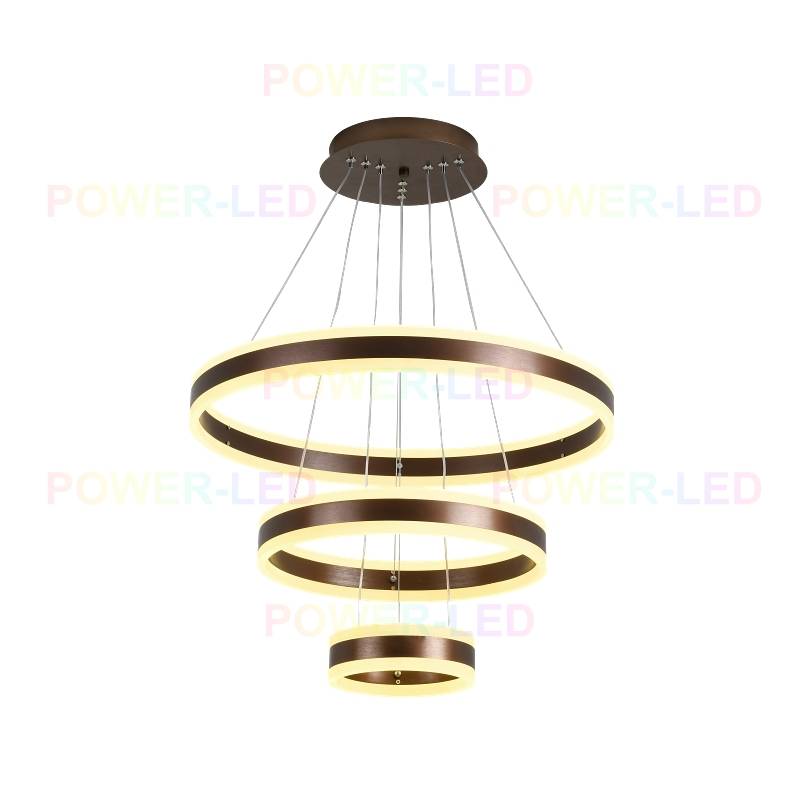 LED осветително тяло 308W KING Wenge 3 сегмента с дистанционно