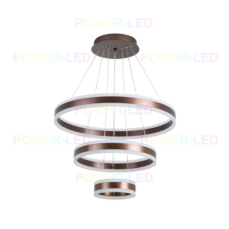 LED осветително тяло 308W KING Wenge 3 сегмента с дистанционно