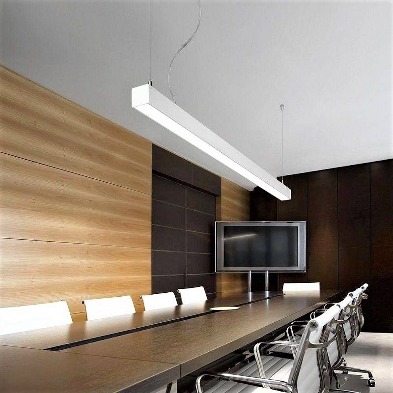 Линеен LED осветител 54W 120cm окачен/повърхностен бял