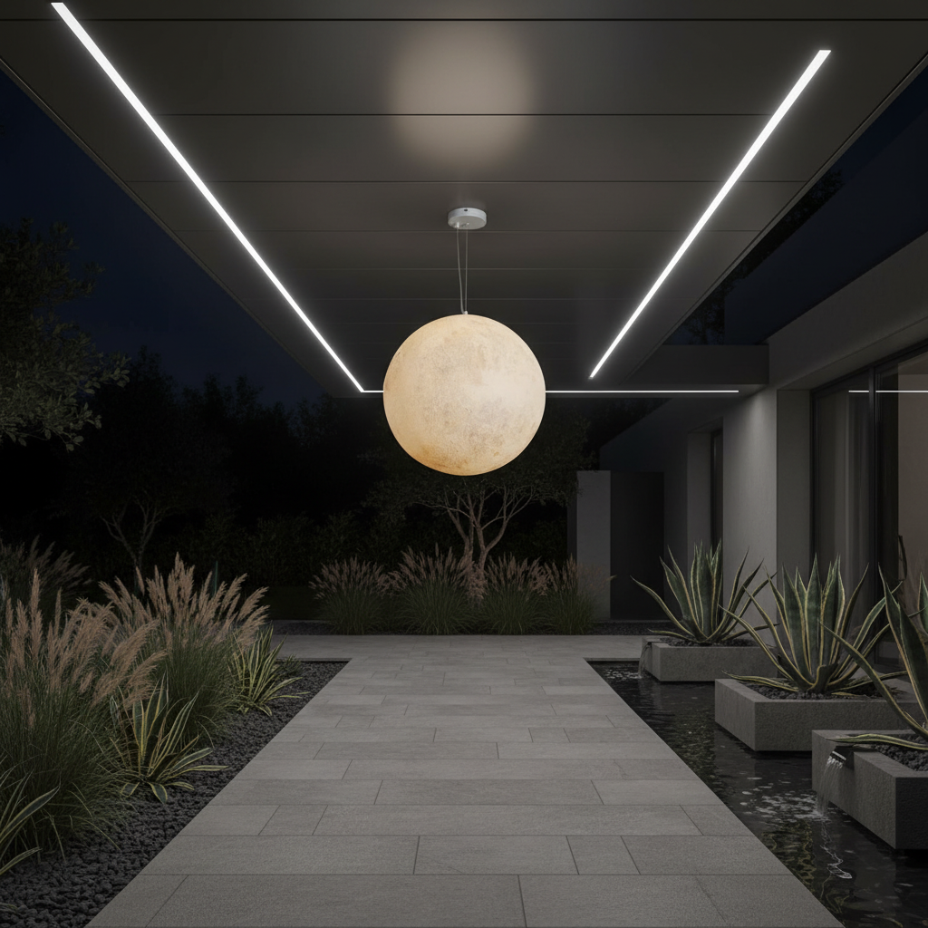 Висящ фенер глобус MOONGLOW 40CM