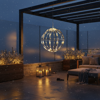 Декоративно LED кълбо Starfell 40cm 3.6W IP44