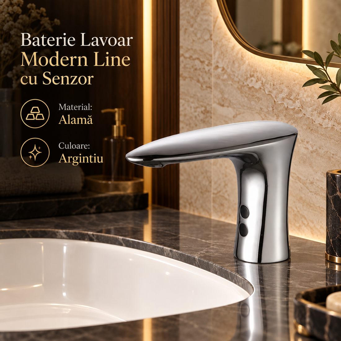 Смесител за мивка Modern Line със сензор 187