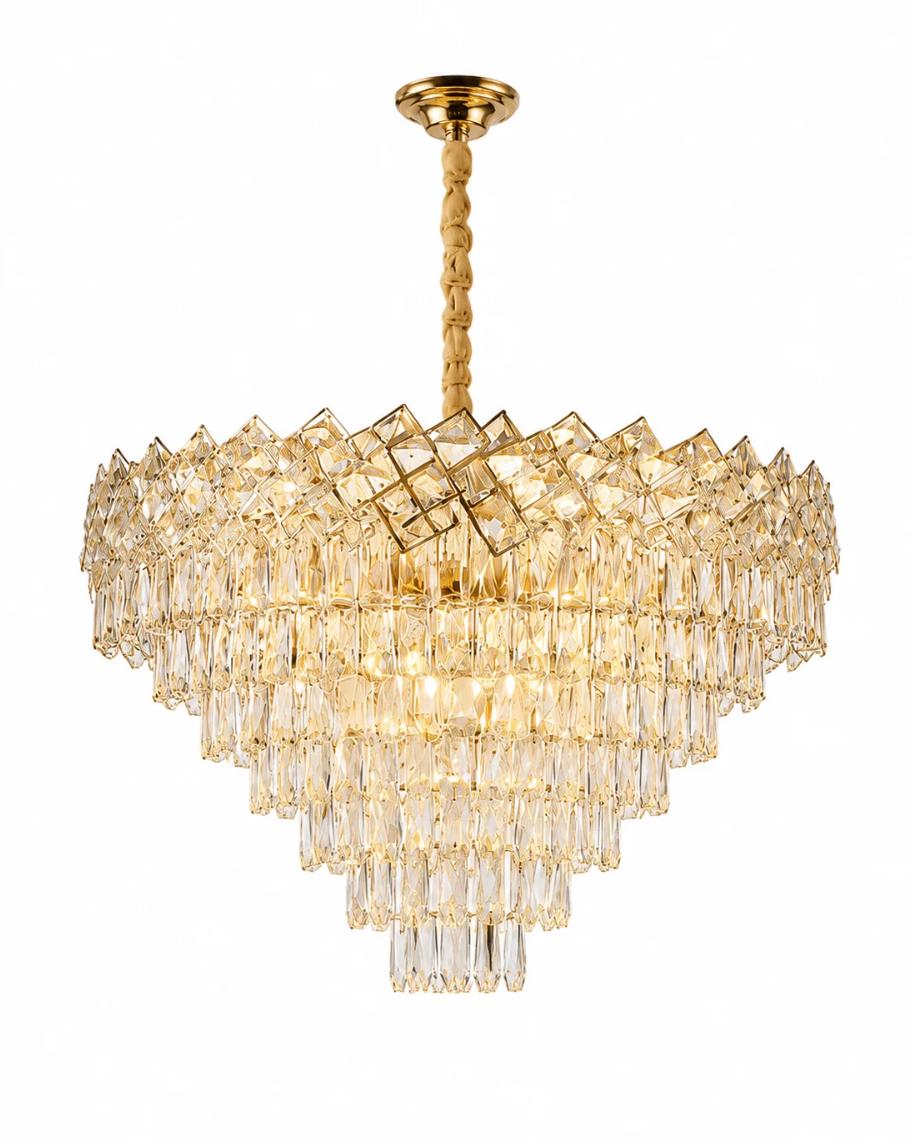 Полилей кристал MALLI Gold ⌀60CM