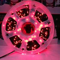 LED инсталация ролка 50m черен кабел различни цветове