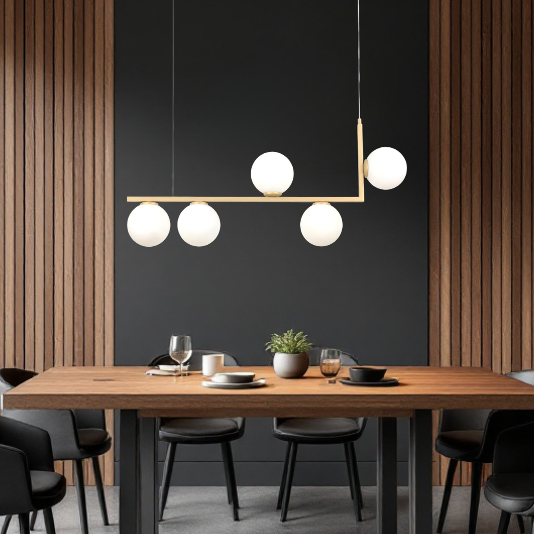 Осветително тяло Abajur MAT 5xE27 Nordic Glow GOLD