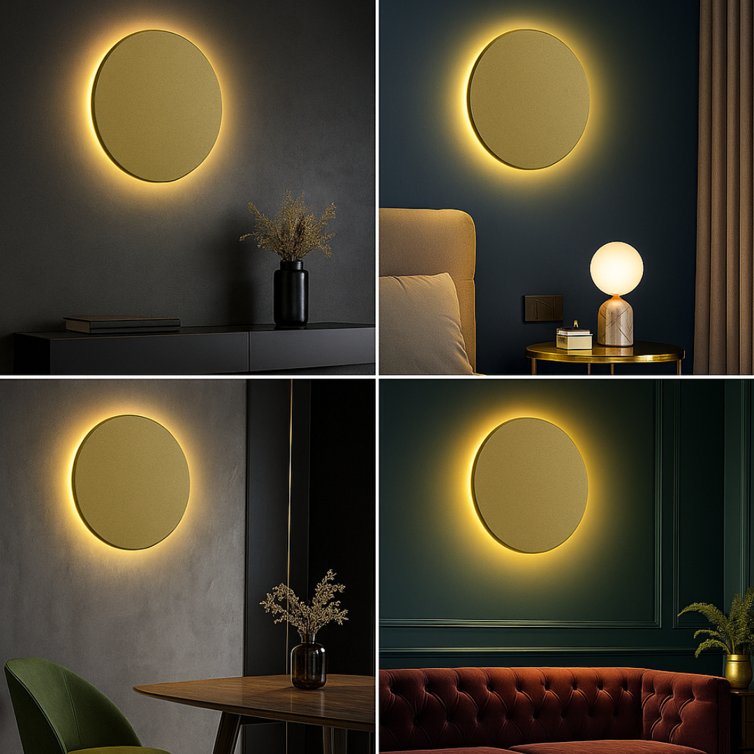 LED аплик за интериор PALERMO златен
