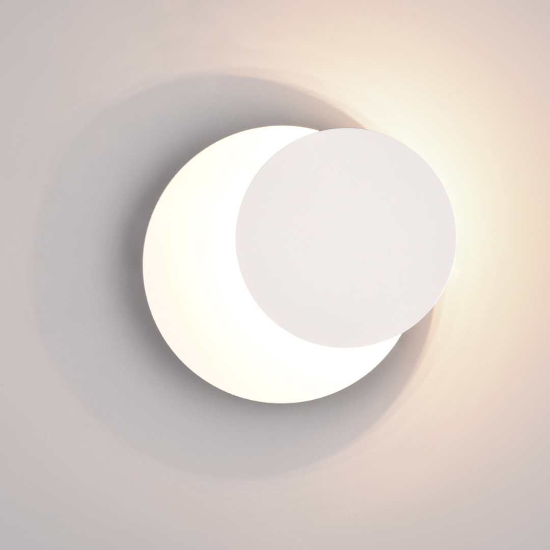 Aplica LED de Perete White MIO ALBA / 18CM Wall Light Fixtures