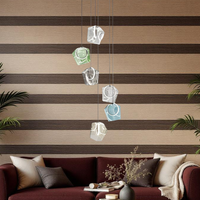 LED осветително тяло тип пендел Luxury Color Glass