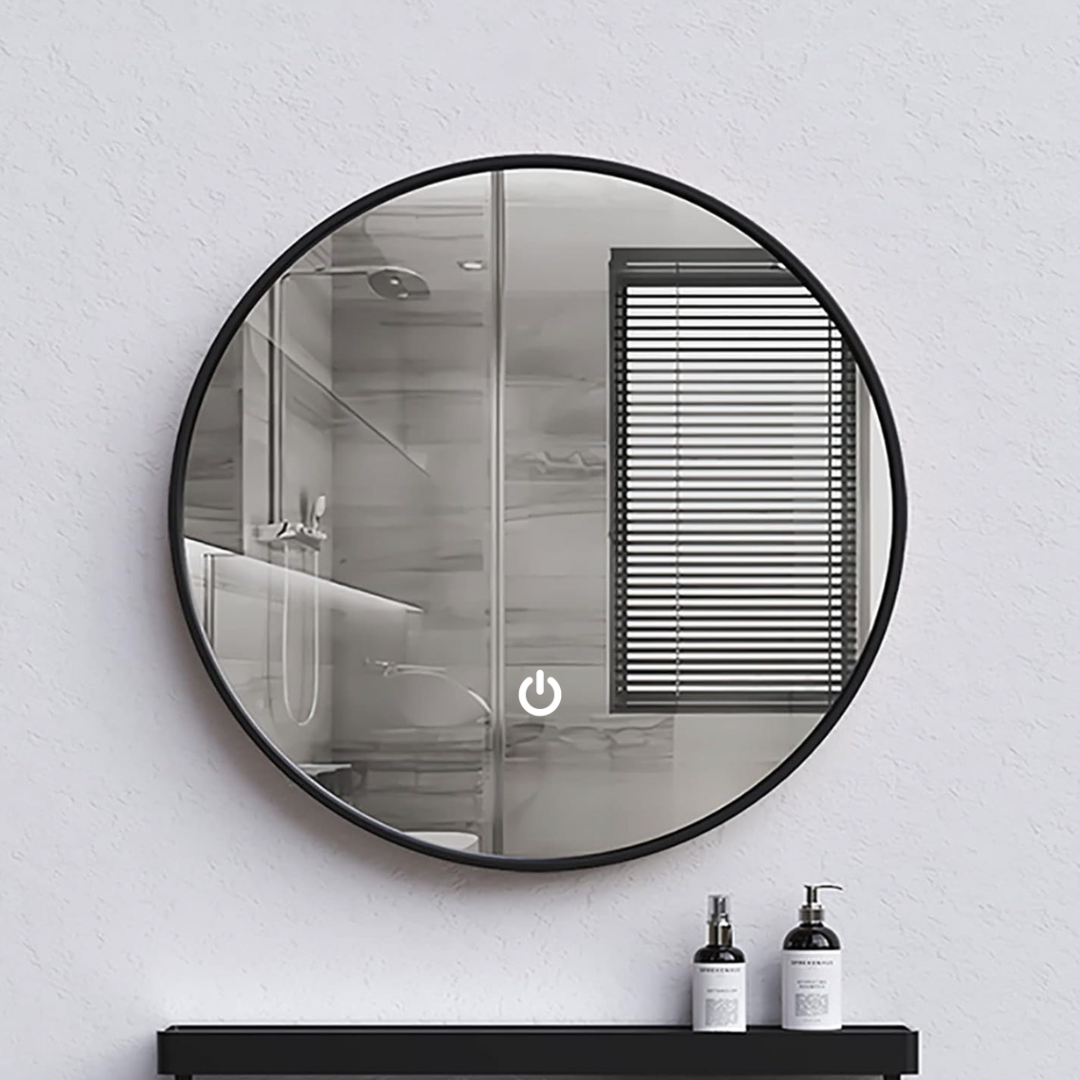 Oglinda LED Rotunda 60CM Simple Touch C110S NEAGRA / 60CM LED MIRROR