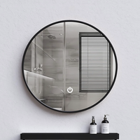 Oglinda LED Rotunda 60CM Simple Touch C110S NEAGRA / 60CM LED MIRROR