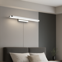 LED аплик за баня IP44 с бутон GIANNI хром, еквивалент 250W