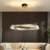 LED осветително тяло Cristal EnVogue, висящо, с дистанционно управление