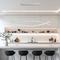 LED осветително тяло висящо 80W OFFICE WHITE с дистанционно, еквивалент 500W