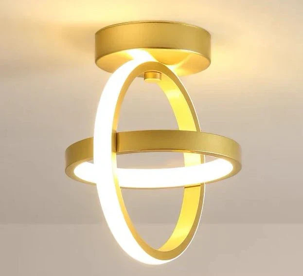 LED осветително тяло INFINITY RINGS Gold Еквивалент 200W