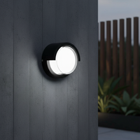 Външен LED аплик SIERA, кръгъл, 12 W, черен