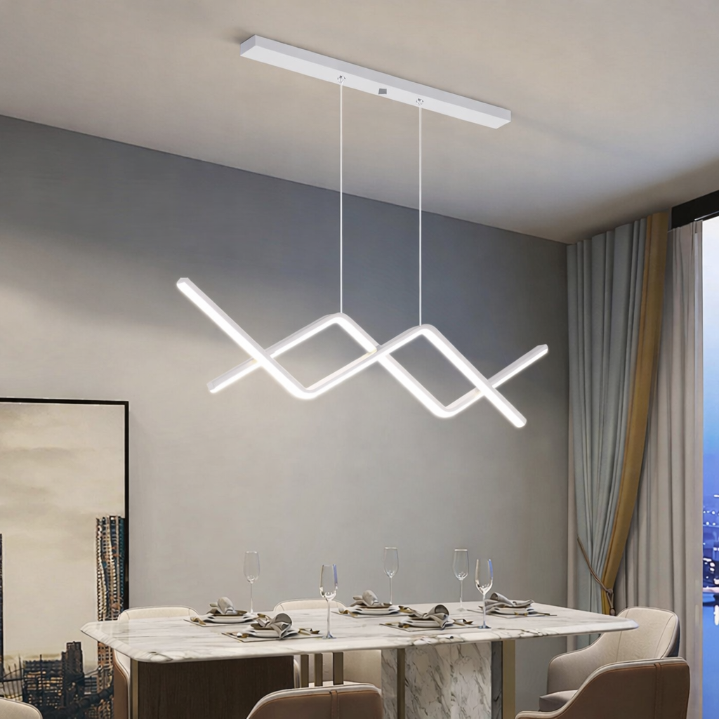 LED осветително тяло 56W висящо ALBA LINES еквивалент 300W