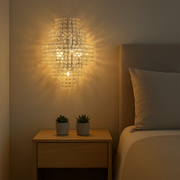 Aplica Perete Cristal Silver 66038 ARGINTIE / CRISTAL / APLICA PERETE Wall Light Fixtures