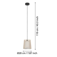 Пендел FATTORIA Nature 110CM