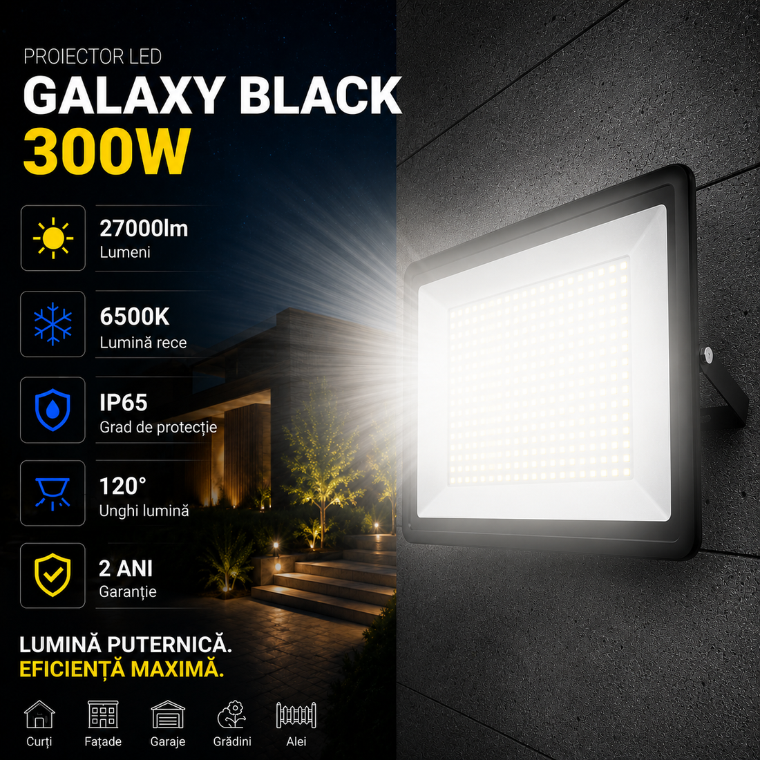 LED прожектор 300W Galaxy SMD