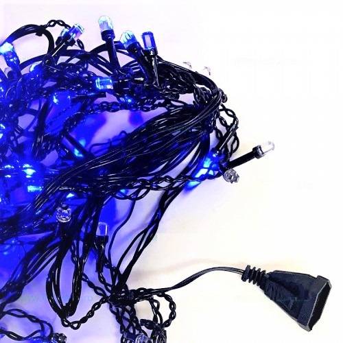 LED инсталация Перде Висулки 96 LED шестоъгълни 3x0.6m черен кабел Различни цветове