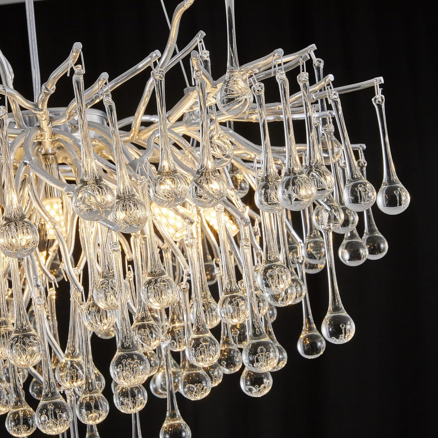 Полилей кристал LUXURY Silver Tears 60CM