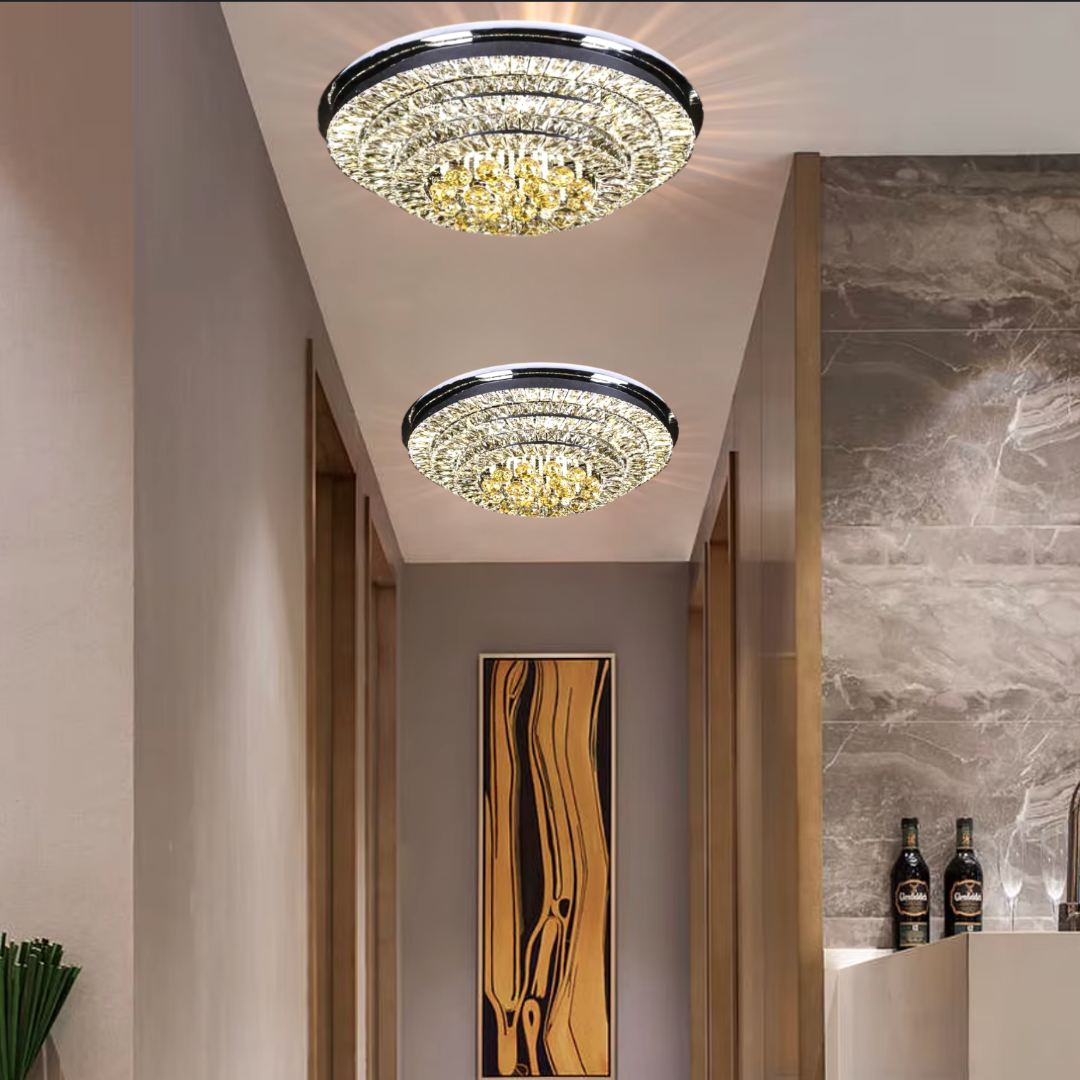 LED осветително тяло за таван Crystal UFO с дистанционно