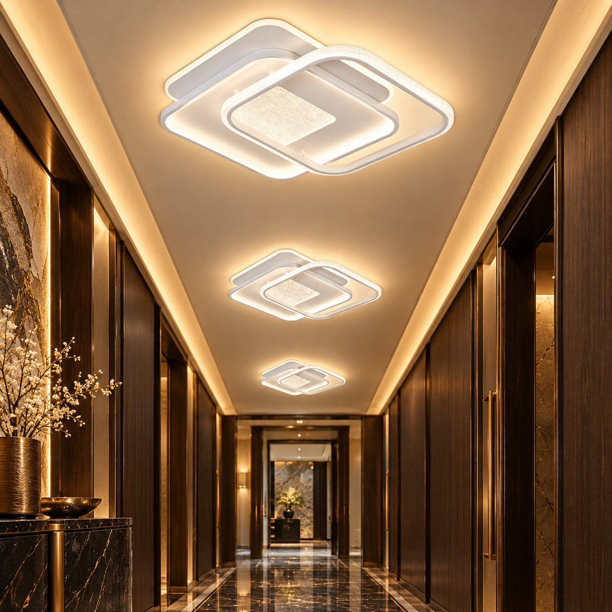LED осветително тяло NOLTO Square 3 функции Еквивалент 900W Дистанционно