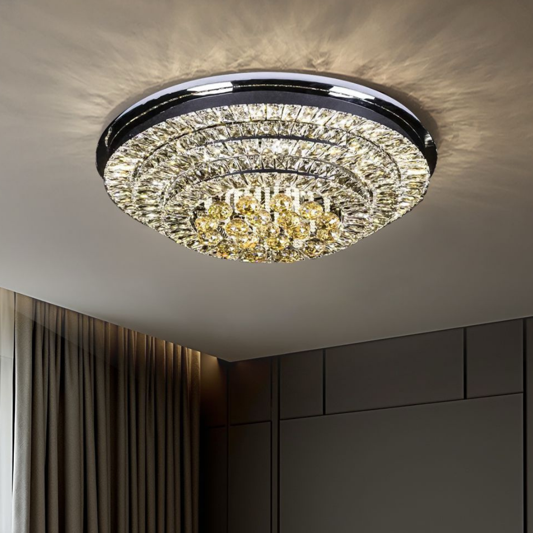 LED осветително тяло за таван Crystal UFO с дистанционно